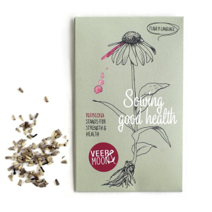 Kaartje Bloemenzaden Een goede gezondheid zaaien